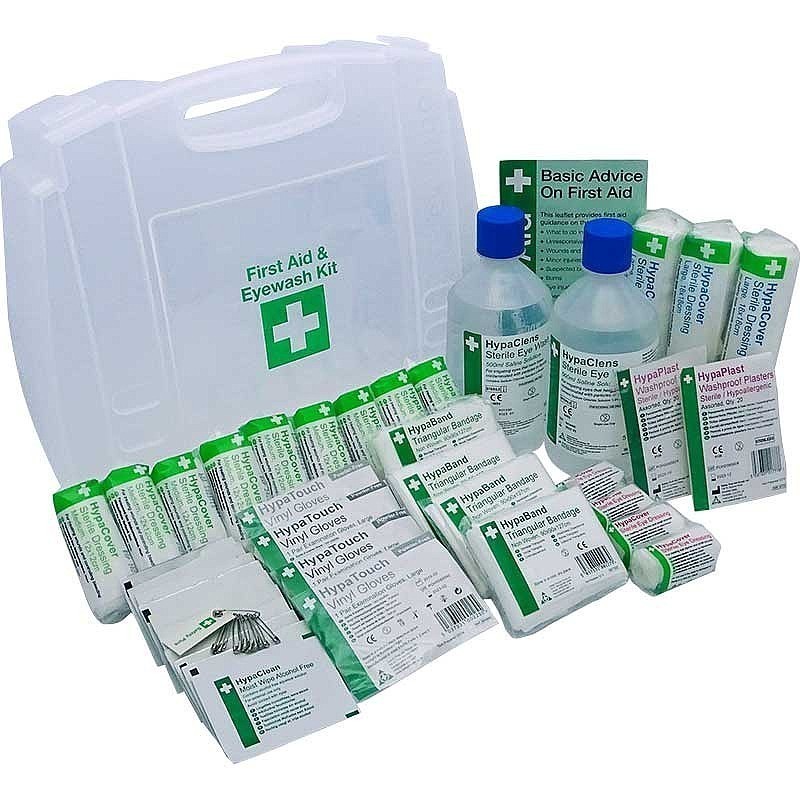 11-20 Persons First Aid and Eyewash Kit (Large)