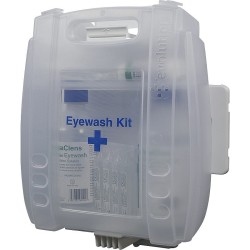 Evolution Plus Eye Wash Kit - 2x500ml with 8 Eye Wash Pods (Without Mirror)