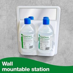 HypaClens Eyewash Station with 2 HypaClens Eyewash Bottles (500ml)