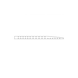 Alerta Sensaflex 5000 SensaGel Heel Slope Mattress with Side Supports with Anti-Roll and Anti-Entrapment Features