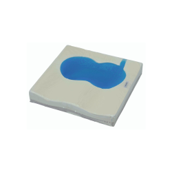 Alerta Gel-Visco Cushion, Contoured Viscoelastic Foam with Dual-Density SensaGel Suppor