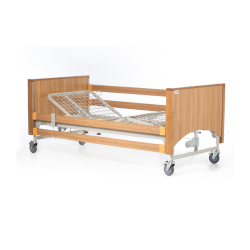 Alerta Lomond Standard Bed, Walnut Finish, Electric Profiling, Trendelenburg Feature