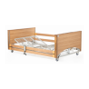 Alerta Lomond Bariatric Bed, Walnut Finish, 120cm Wide Profiling Bed for Bariatric Care