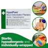 HypaPlast Blue Metal Detectable Plasters - Assorted (Pack of 100)
