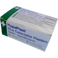 HypaPlast Blue Catering Plasters - 7.2x5cm (Pack of 100)