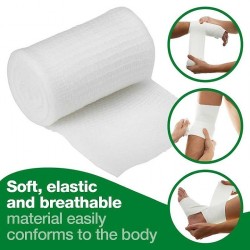 HypaBand Stretchy Conforming Bandages - Assorted Sizes (Pack of 12)