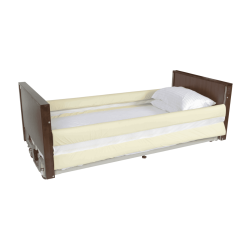Alerta Bed Rail Bumpers, 2 Bar with Netting 220cm, Breathable PU Padding for Side Rail Protection
