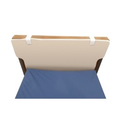 Comprehensive Bed End Protection with Breathable, Wipe-Clean Safety Padding