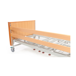 Lomond Long Side Rails, Set of 4, Oak or Walnut, for Full-Length Bed Protection