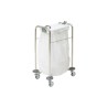 Alerta Laundry Cart, Steel Frame, Easy-Glide Castors, Colour-Coded Lids