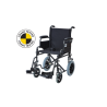 Alerta Car Transit Wheelchair, Crash Tested, Drop-Down Arms, Puncture-Proof Tyres