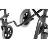 Alerta Car Transit Wheelchair, Crash Tested, Drop-Down Arms, Puncture-Proof Tyres