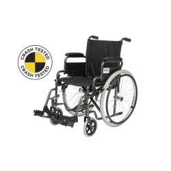 Alerta Self-Propelled Wheelchair, Crash Tested, Puncture-Proof Tyres, 120kg Capacity