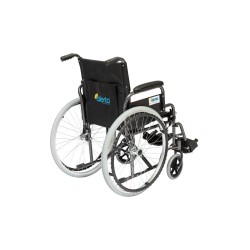 Alerta Self-Propelled Wheelchair, Crash Tested, Puncture-Proof Tyres, 120kg Capacity