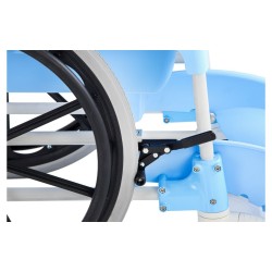 Alerta Aqua Shower Commode Chair, Self-Propelled, 4-in-1 Transfer, Shower and Toileting Chair