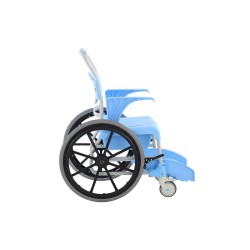Alerta Aqua Shower Commode Chair, Self-Propelled, 4-in-1 Transfer, Shower and Toileting Chair