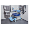 Alerta Aqua Shower Commode Chair, Bariatric, 4-in-1 Transfer, Shower and Toileting Chair
