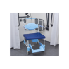 Alerta Aqua Shower Commode Chair, Bariatric, 4-in-1 Transfer, Shower and Toileting Chair