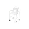 Alerta Mobile Shower Chair, Adjustable Height, Braked Castors, 136kg Capacity
