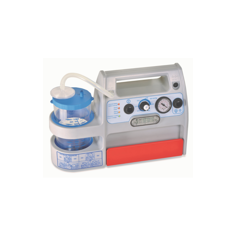 3A Mini Rechargeable Portable Aspirator, Compact, High-Flow Suction Unit with Carry Case