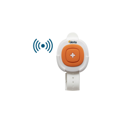 Wireless Alerta Nurse Call Button, Multi-Wear Alert System for User-Initiated Assistance