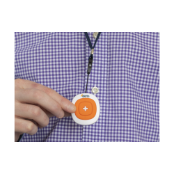 Wireless Alerta Nurse Call Button, Multi-Wear Alert System for User-Initiated Assistance