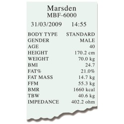 Spare Print Rolls, Compatible with Marsden TP-2100 and TP-2110 Printers
