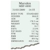 Spare Print Rolls, Compatible with Marsden TP-2100 and TP-2110 Printers