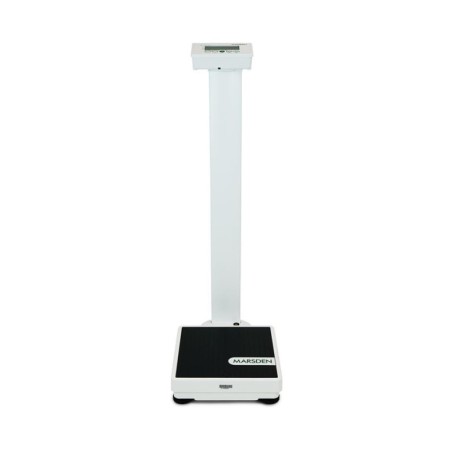 Marsden M-165 Gym and Fitness Column Scale, 250kg Capacity, Heavy-Duty Performance for High-Traffic Gyms