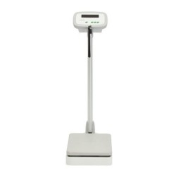 Marsden M-150 Gym and Fitness Scale, 300kg Capacity, Column Scale with Integrated Height Measure and BMI