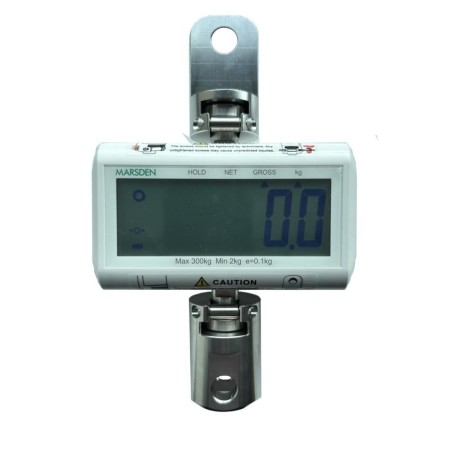 Marsden MHS-2710 Hoist Weighing Scale, 300kg Capacity, Compact Digital Attachment with Minimal Height Reduction