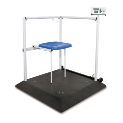 Marsden M-640 Bariatric & Wheelchair Scale, 300kg or 500kg Capacity, Class III Approved with Built-In Chair and Ramps