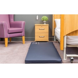 Alertamat Crash Mat with Wireless Nurse Call Alert, Fall Injury Protection with Instant Care Notification