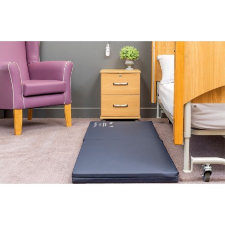 Alertamat Crash Mat with Wireless Nurse Call Alert, Fall Injury Protection with Instant Care Notification